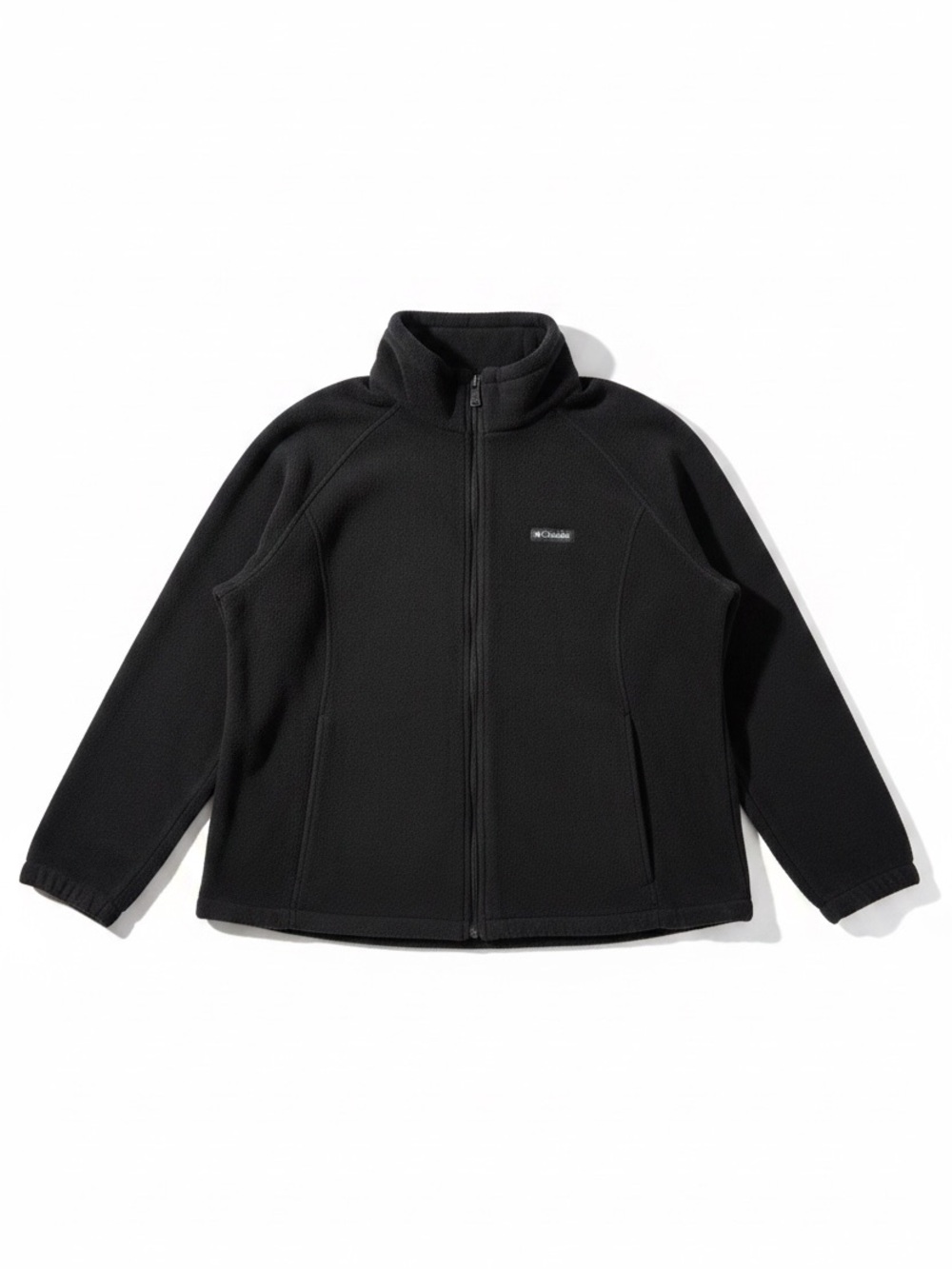 Columbia Black Fleece Zip Jacket Cozy Outdoor Lightweight Plus Size 3X
